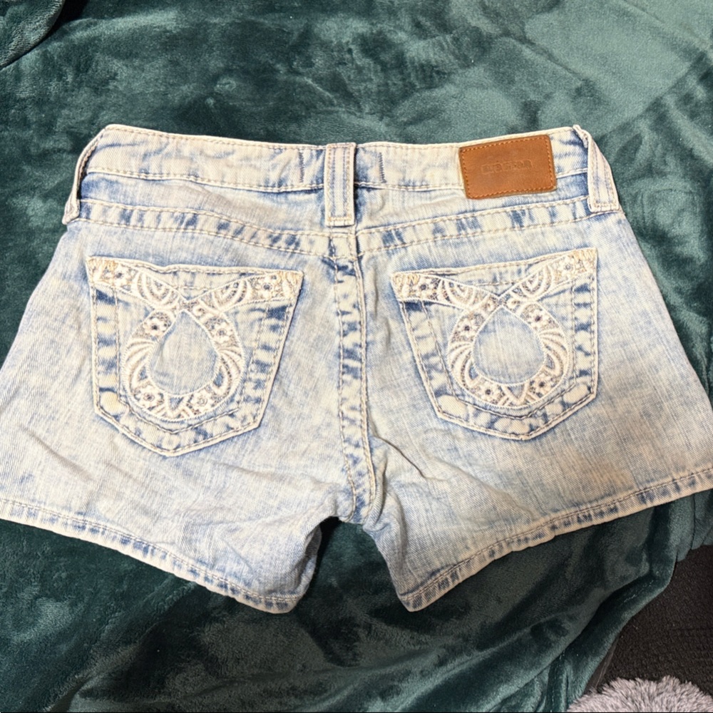 Big Star Light Blue Jean Shorts